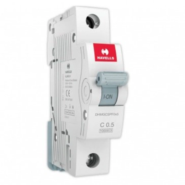 Havells 32A MCB SP C Curve (White)DHMGCSPF032 PVC Plastic - 32A, White, 6 Month - 32A, White, 6 Month